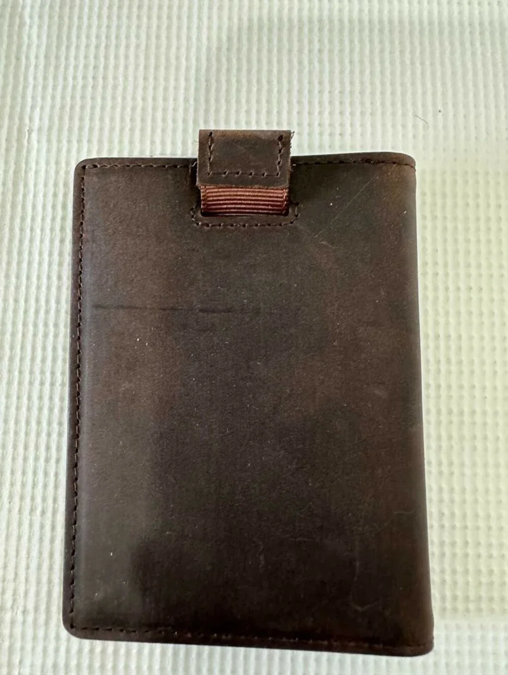 SERMAN BRANDS Slim Mens leather RFID Blocking Minimalist Card Front Pocket Bifol